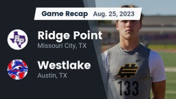 Recap: Ridge Point  vs. Westlake  2023