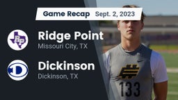 Recap: Ridge Point  vs. Dickinson  2023