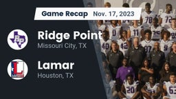 Recap: Ridge Point  vs. Lamar  2023