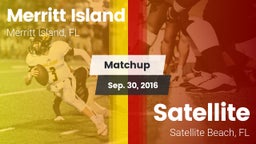 Matchup: Merritt Island High vs. Satellite  2016