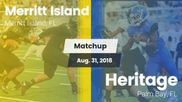Matchup: Merritt Island High vs. Heritage  2018