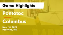 Pontotoc  vs Columbus  Game Highlights - Nov. 18, 2021