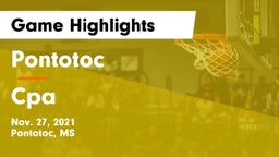 Pontotoc  vs Cpa Game Highlights - Nov. 27, 2021