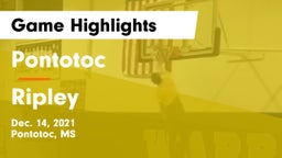 Pontotoc  vs Ripley  Game Highlights - Dec. 14, 2021