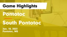 Pontotoc  vs South Pontotoc  Game Highlights - Jan. 18, 2022