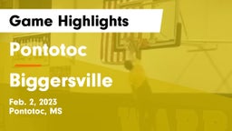 Pontotoc  vs Biggersville  Game Highlights - Feb. 2, 2023