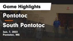 Pontotoc  vs South Pontotoc  Game Highlights - Jan. 7, 2022
