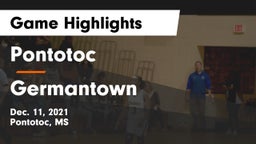 Pontotoc  vs Germantown  Game Highlights - Dec. 11, 2021