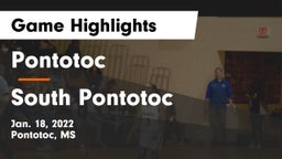 Pontotoc  vs South Pontotoc  Game Highlights - Jan. 18, 2022