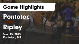 Pontotoc  vs Ripley Game Highlights - Jan. 13, 2023