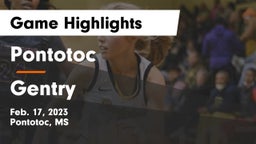 Pontotoc  vs Gentry  Game Highlights - Feb. 17, 2023