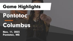 Pontotoc  vs Columbus  Game Highlights - Nov. 11, 2023