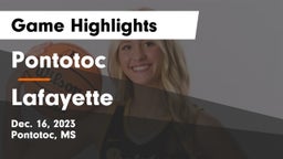 Pontotoc  vs Lafayette  Game Highlights - Dec. 16, 2023