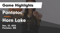 Pontotoc  vs Horn Lake  Game Highlights - Dec. 22, 2023