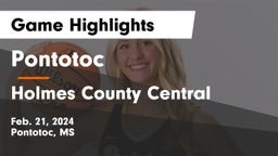 Pontotoc  vs Holmes County Central Game Highlights - Feb. 21, 2024