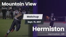 Matchup: Mountain View High vs. Hermiston  2017