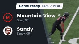 Recap: Mountain View  vs. Sandy  2018