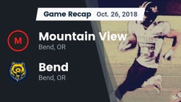 Recap: Mountain View  vs. Bend  2018