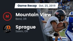 Recap: Mountain View  vs. Sprague  2019