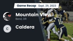 Recap: Mountain View  vs. Caldera 2023