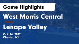 West Morris Central  vs Lenape Valley  Game Highlights - Oct. 14, 2022