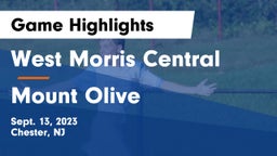 West Morris Central  vs Mount Olive  Game Highlights - Sept. 13, 2023