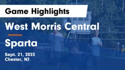 West Morris Central  vs Sparta  Game Highlights - Sept. 21, 2023