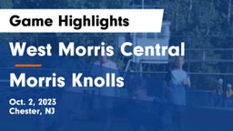 West Morris Central  vs Morris Knolls  Game Highlights - Oct. 2, 2023