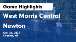 West Morris Central  vs Newton  Game Highlights - Oct. 21, 2023