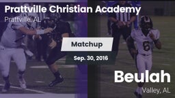 Matchup: Prattville vs. Beulah  2016