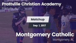 Matchup: Prattville vs. Montgomery Catholic  2017