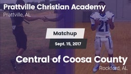 Matchup: Prattville vs. Central of Coosa County  2017