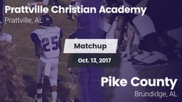 Matchup: Prattville vs. Pike County  2017