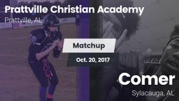 Matchup: Prattville vs. Comer  2017