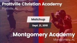 Matchup: Prattville vs. Montgomery Academy  2018