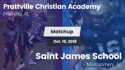 Matchup: Prattville vs. Saint James School 2018
