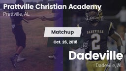 Matchup: Prattville vs. Dadeville  2018