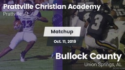 Matchup: Prattville vs. Bullock County  2019