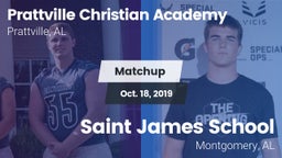 Matchup: Prattville vs. Saint James School 2019