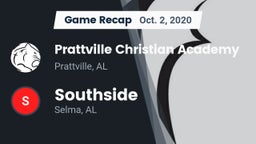 Recap: Prattville Christian Academy  vs. Southside  2020