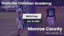 Matchup: Prattville vs. Monroe County  2020