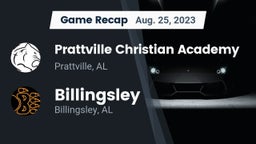 Recap: Prattville Christian Academy  vs. Billingsley  2023