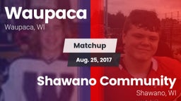 Matchup: Waupaca  vs. Shawano Community  2017