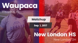 Matchup: Waupaca  vs. New London HS 2017