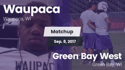 Matchup: Waupaca  vs. Green Bay West 2017