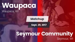 Matchup: Waupaca  vs. Seymour Community  2017