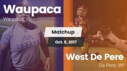 Matchup: Waupaca  vs. West De Pere  2017