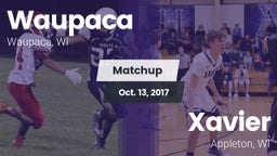 Matchup: Waupaca  vs. Xavier  2017