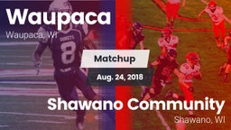 Matchup: Waupaca  vs. Shawano Community  2018