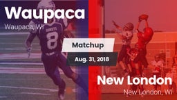 Matchup: Waupaca  vs. New London  2018